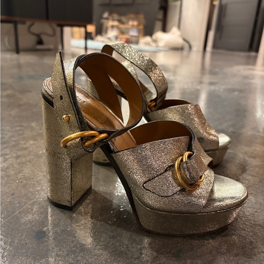 CHLOE Leather Kingsley Sandals